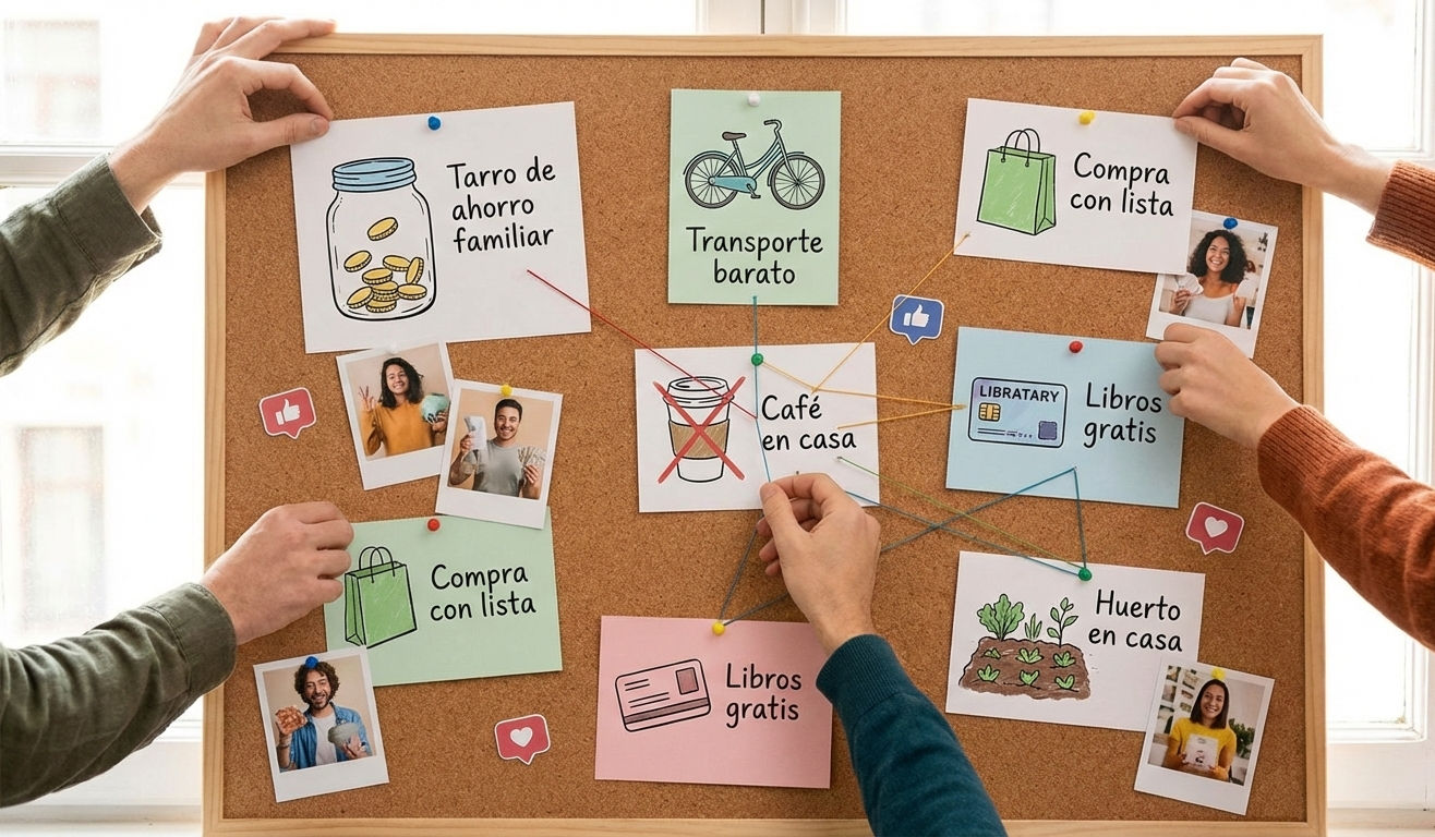 Ideas prácticas de ahorro reales compartidas por personas de la comunidad online